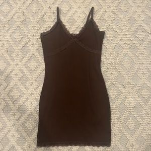 H&M Brown Bodycon Dress